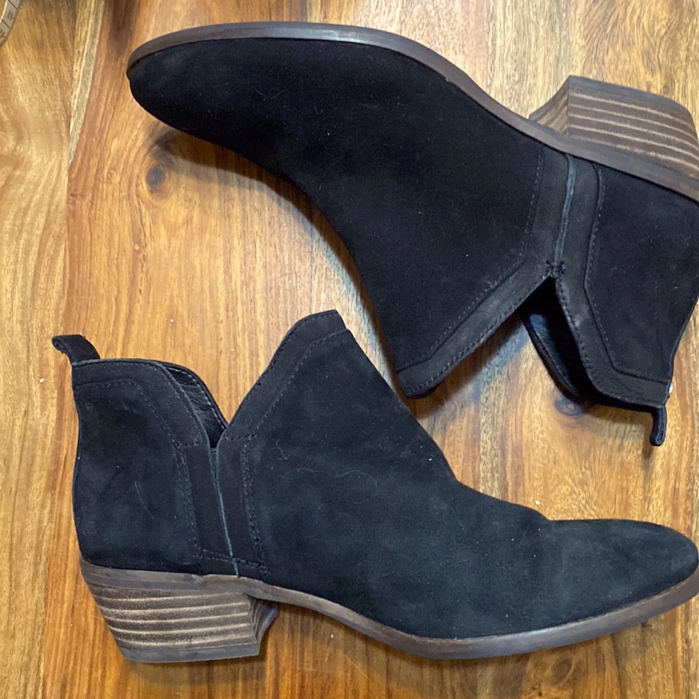 Sam edelman - suede ankle boots black - size 7